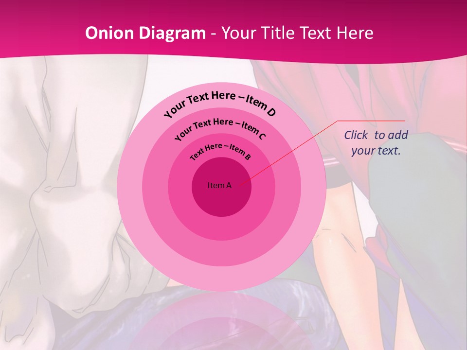 A Couple Of People Sitting Next To Each Other On A Pink Background PowerPoint Template