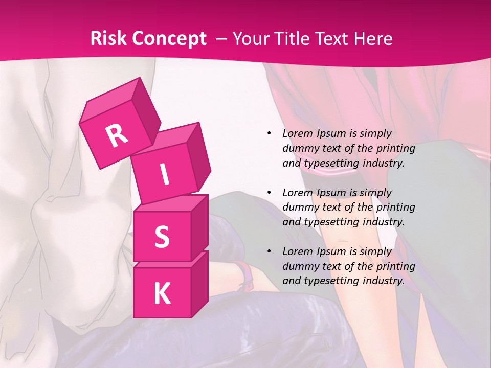 A Couple Of People Sitting Next To Each Other On A Pink Background PowerPoint Template