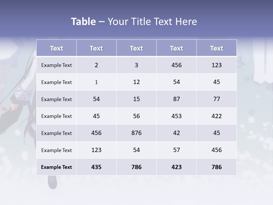 A Couple Of Anime Characters Standing Next To Each Other PowerPoint Template