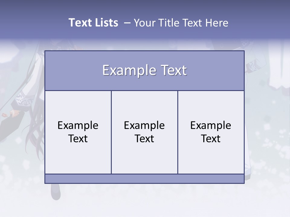 A Couple Of Anime Characters Standing Next To Each Other PowerPoint Template