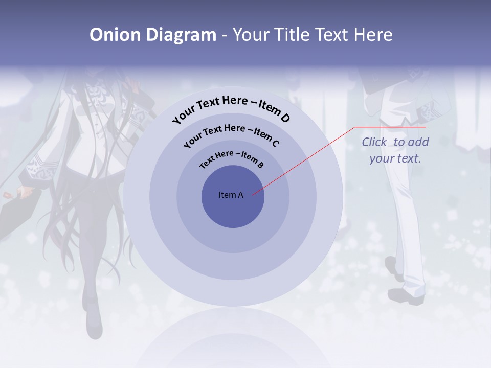 A Couple Of Anime Characters Standing Next To Each Other PowerPoint Template