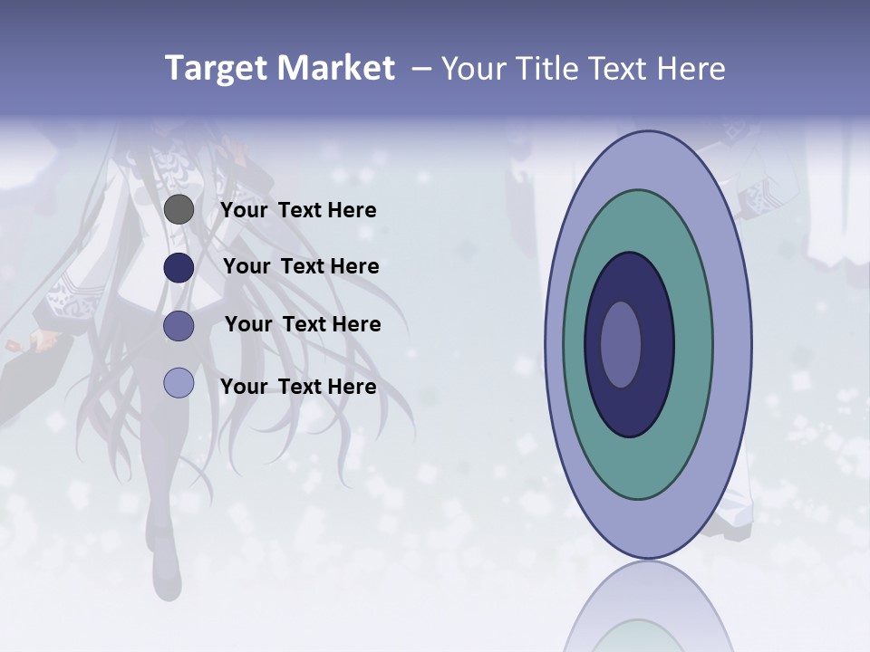 A Couple Of Anime Characters Standing Next To Each Other PowerPoint Template