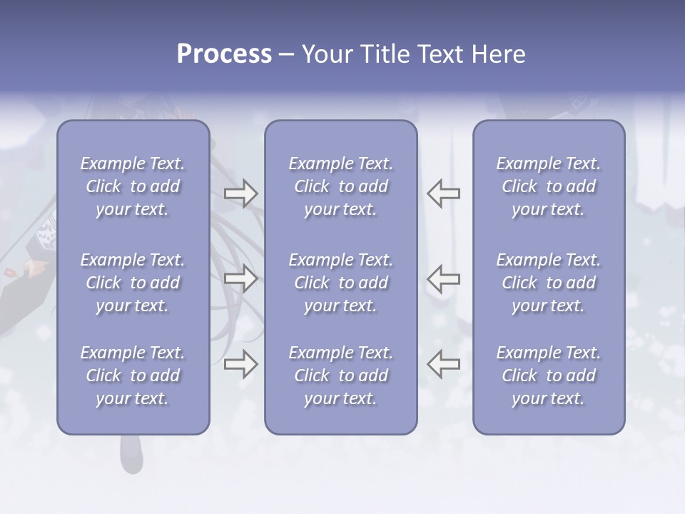 A Couple Of Anime Characters Standing Next To Each Other PowerPoint Template