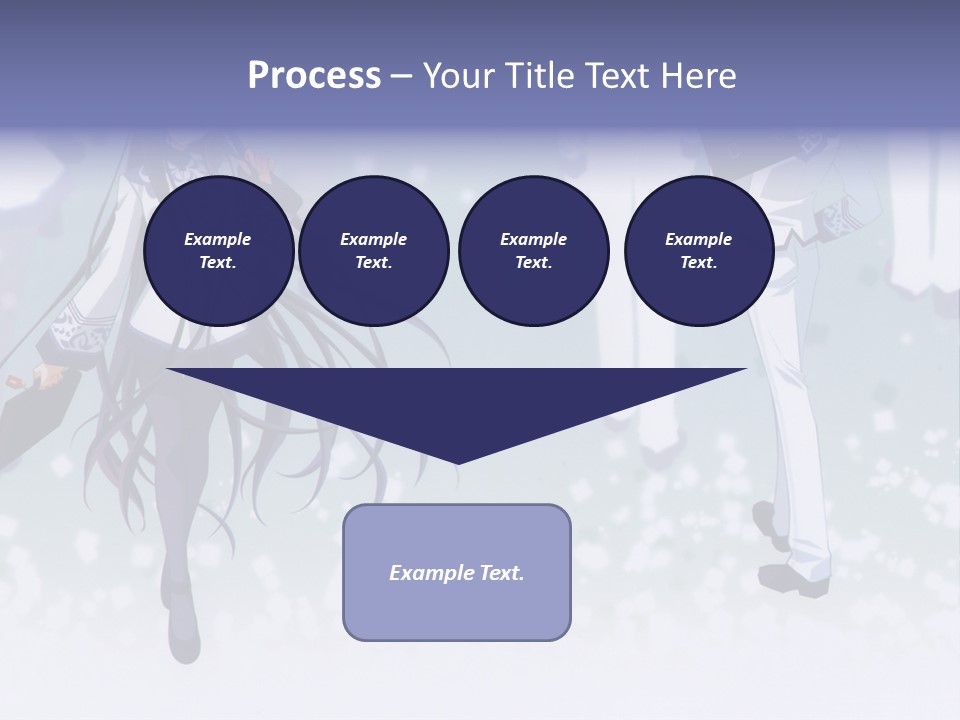 A Couple Of Anime Characters Standing Next To Each Other PowerPoint Template