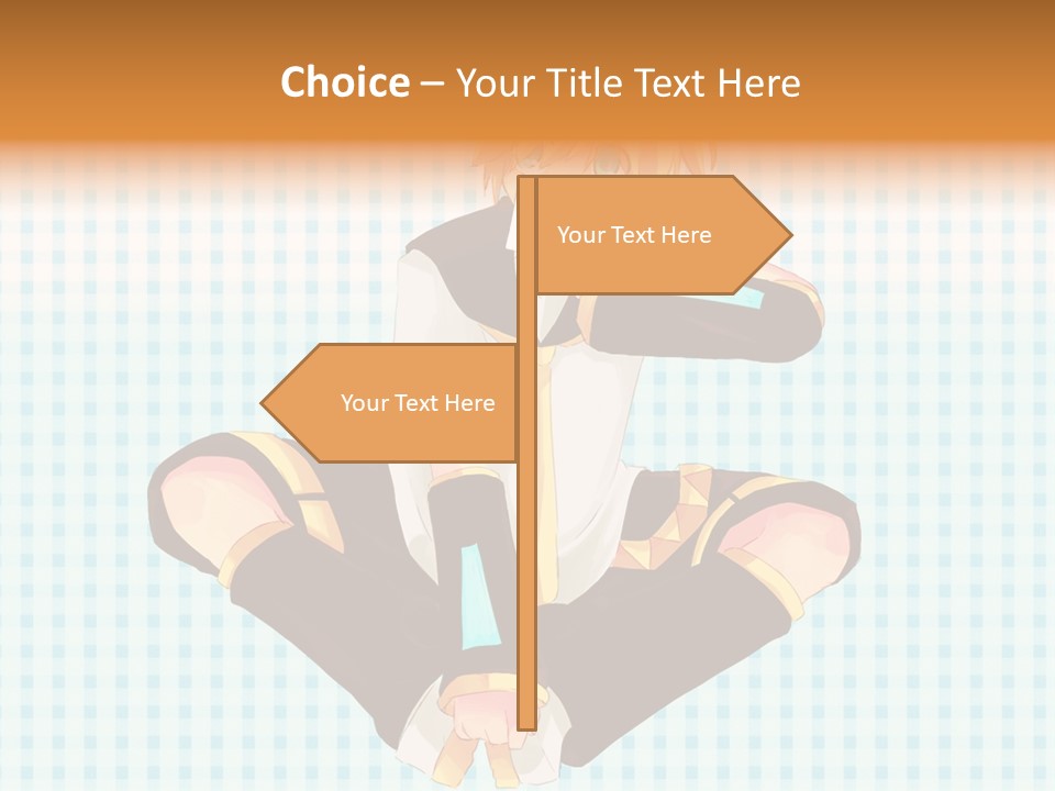 A Person Sitting On The Ground With A Sign PowerPoint Template