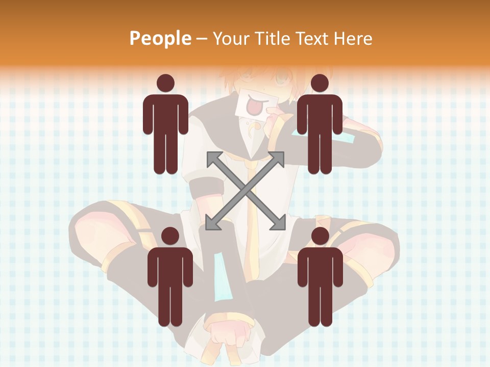 A Person Sitting On The Ground With A Sign PowerPoint Template