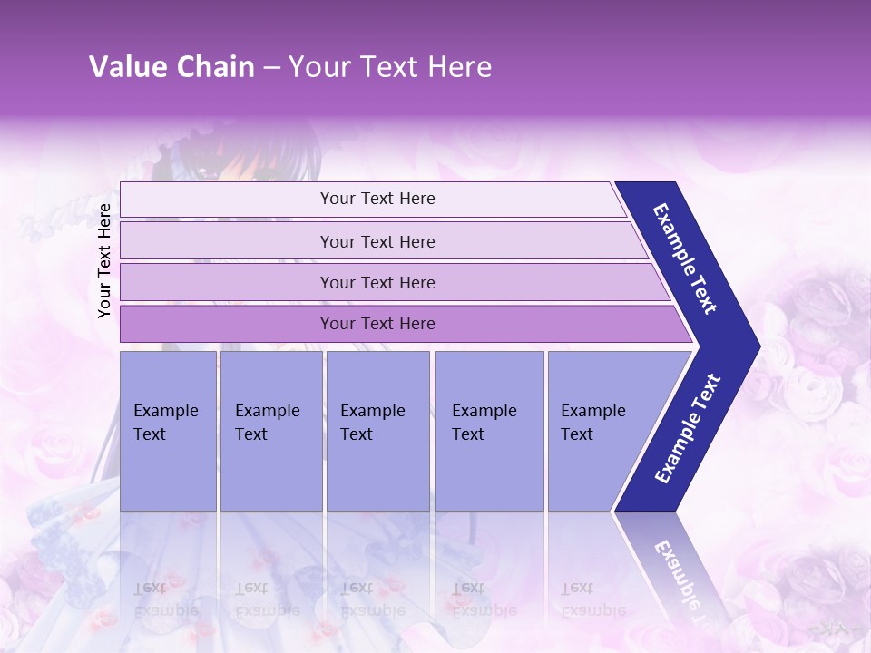 A Woman In A White Dress Holding An Umbrella PowerPoint Template