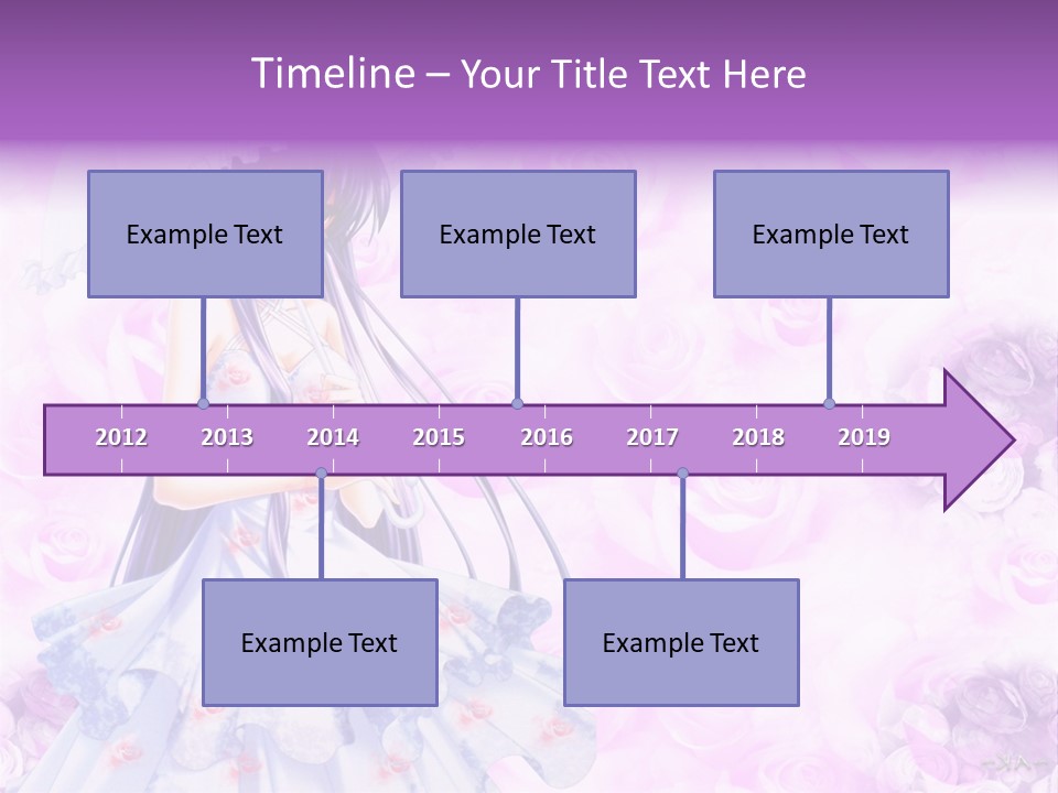 A Woman In A White Dress Holding An Umbrella PowerPoint Template