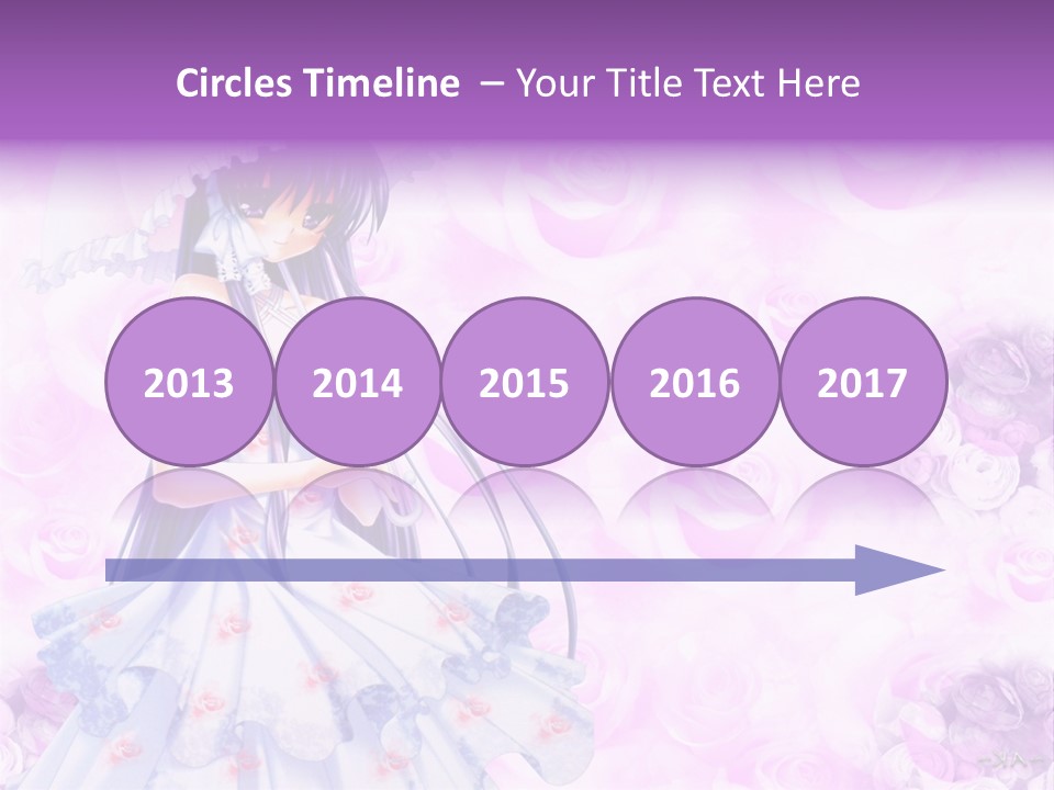 A Woman In A White Dress Holding An Umbrella PowerPoint Template