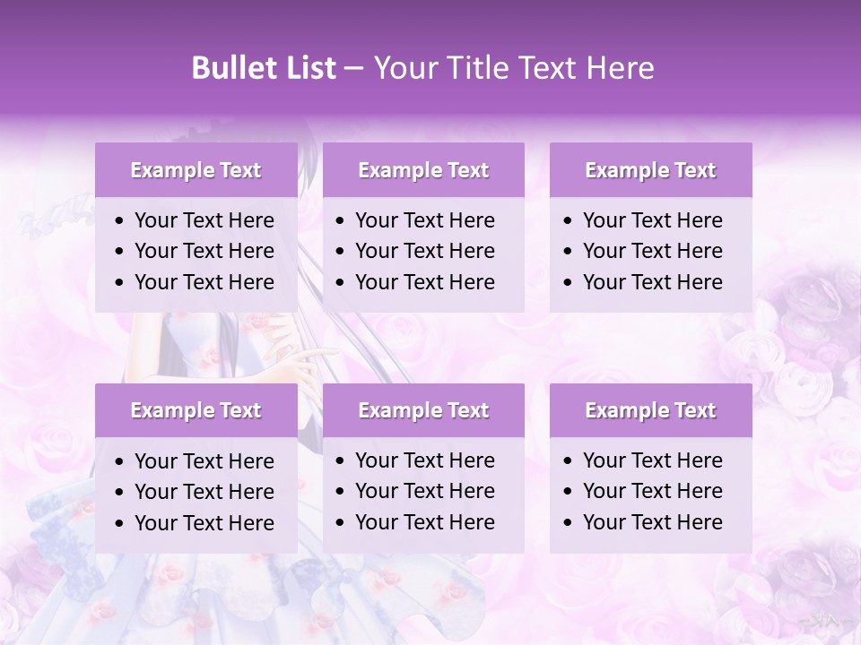 A Woman In A White Dress Holding An Umbrella PowerPoint Template