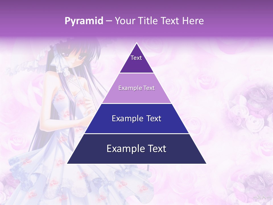 A Woman In A White Dress Holding An Umbrella PowerPoint Template