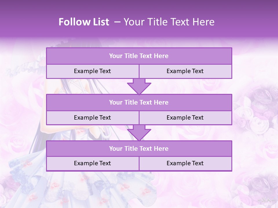 A Woman In A White Dress Holding An Umbrella PowerPoint Template