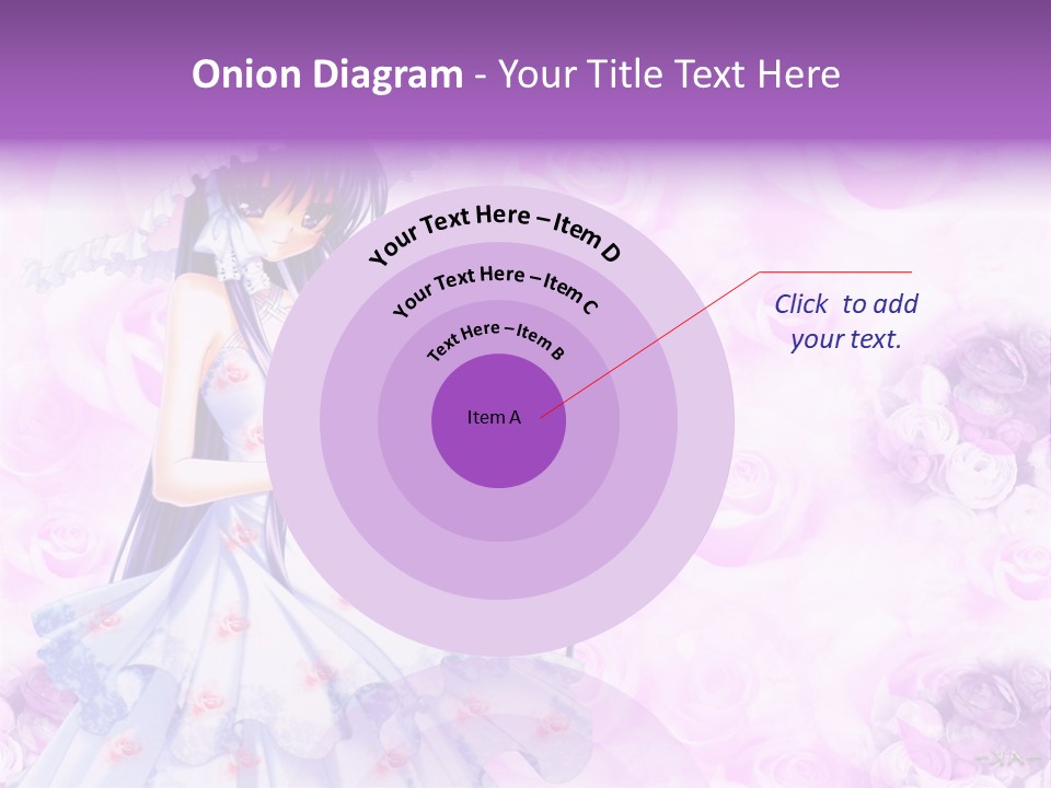 A Woman In A White Dress Holding An Umbrella PowerPoint Template