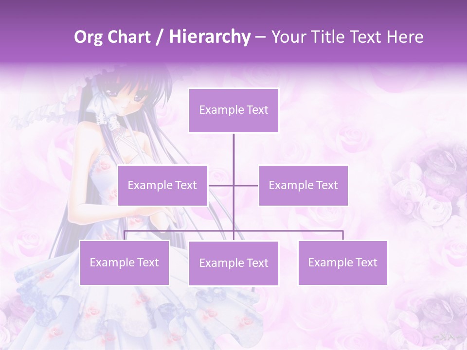 A Woman In A White Dress Holding An Umbrella PowerPoint Template