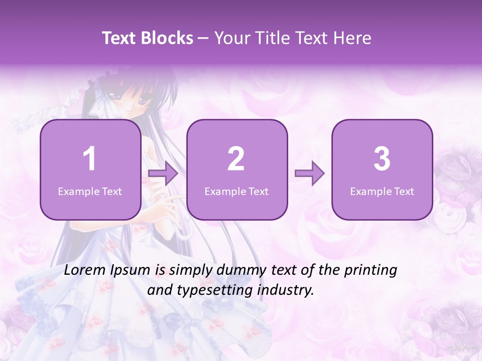 A Woman In A White Dress Holding An Umbrella PowerPoint Template