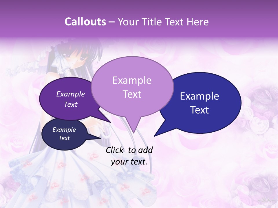 A Woman In A White Dress Holding An Umbrella PowerPoint Template