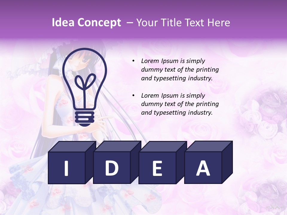 A Woman In A White Dress Holding An Umbrella PowerPoint Template