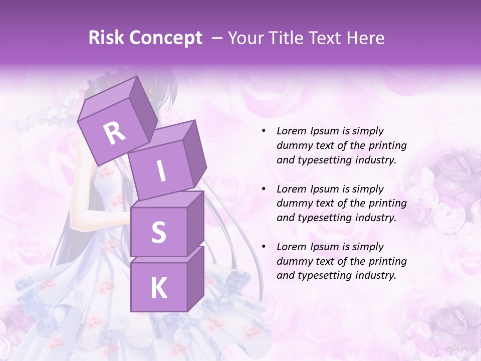 A Woman In A White Dress Holding An Umbrella PowerPoint Template