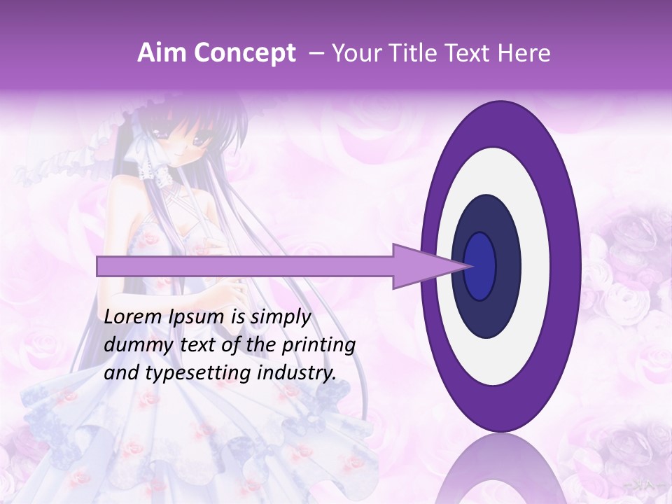 A Woman In A White Dress Holding An Umbrella PowerPoint Template