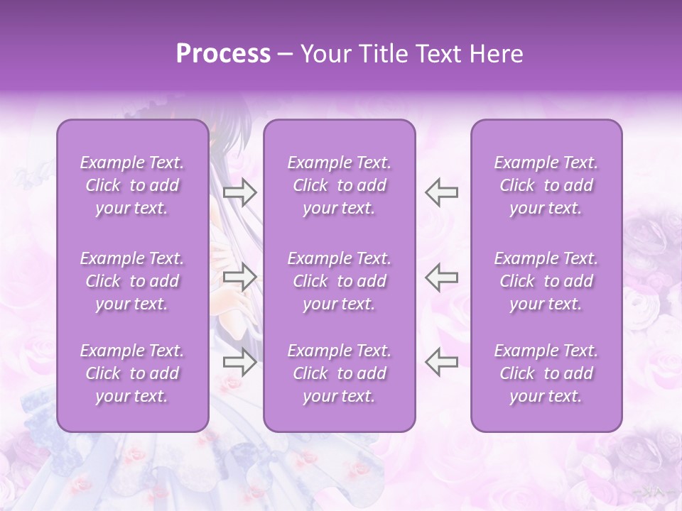 A Woman In A White Dress Holding An Umbrella PowerPoint Template