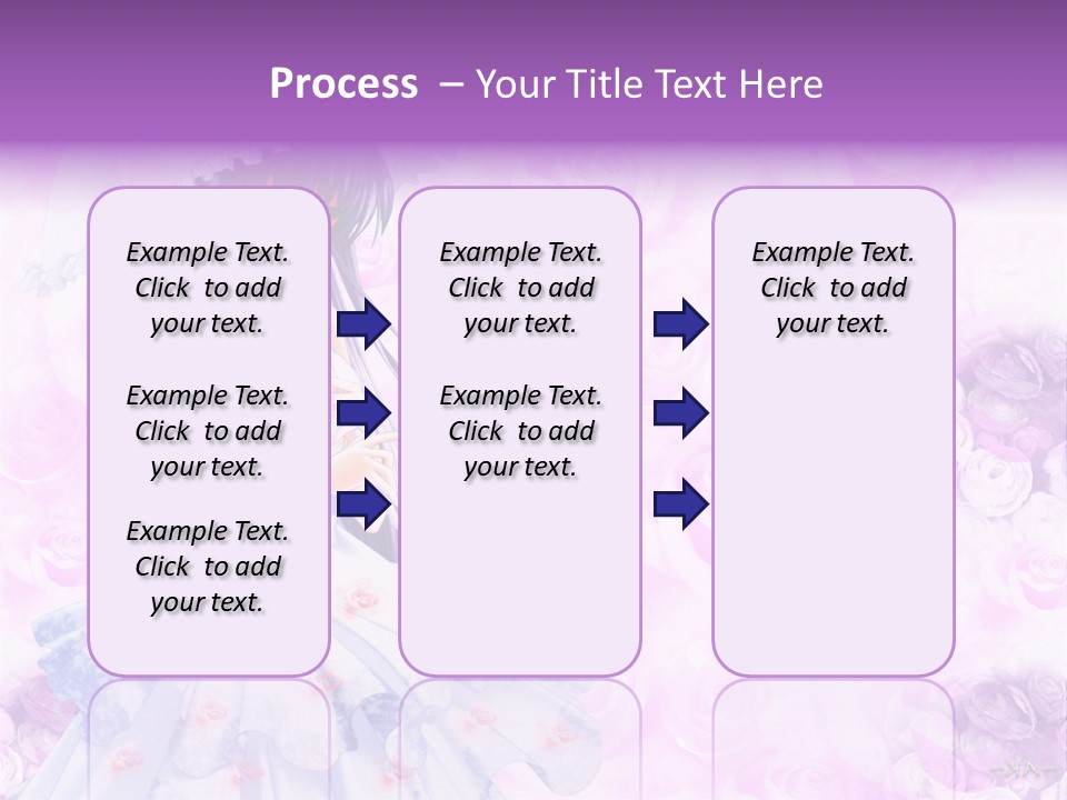 A Woman In A White Dress Holding An Umbrella PowerPoint Template