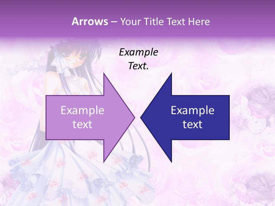 A Woman In A White Dress Holding An Umbrella PowerPoint Template