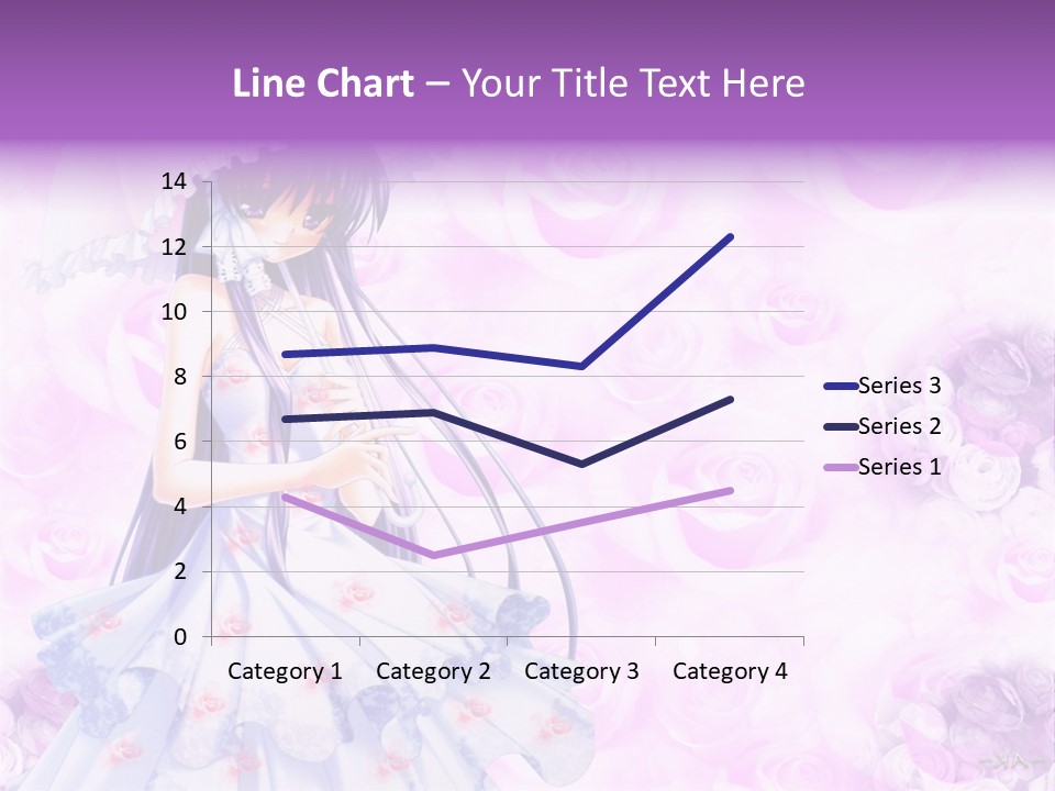 A Woman In A White Dress Holding An Umbrella PowerPoint Template