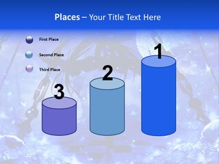 A Powerpoint Presentation With A Blue Background PowerPoint Template