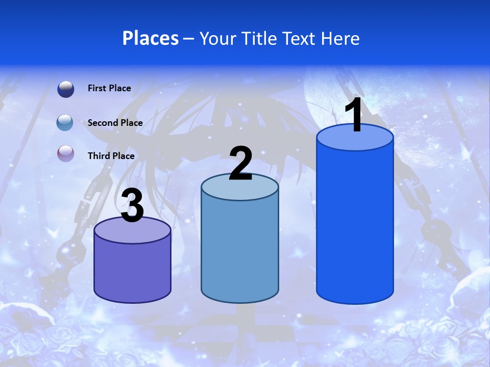 A Powerpoint Presentation With A Blue Background PowerPoint Template