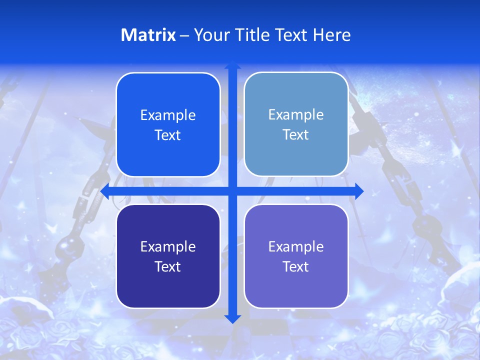 A Powerpoint Presentation With A Blue Background PowerPoint Template