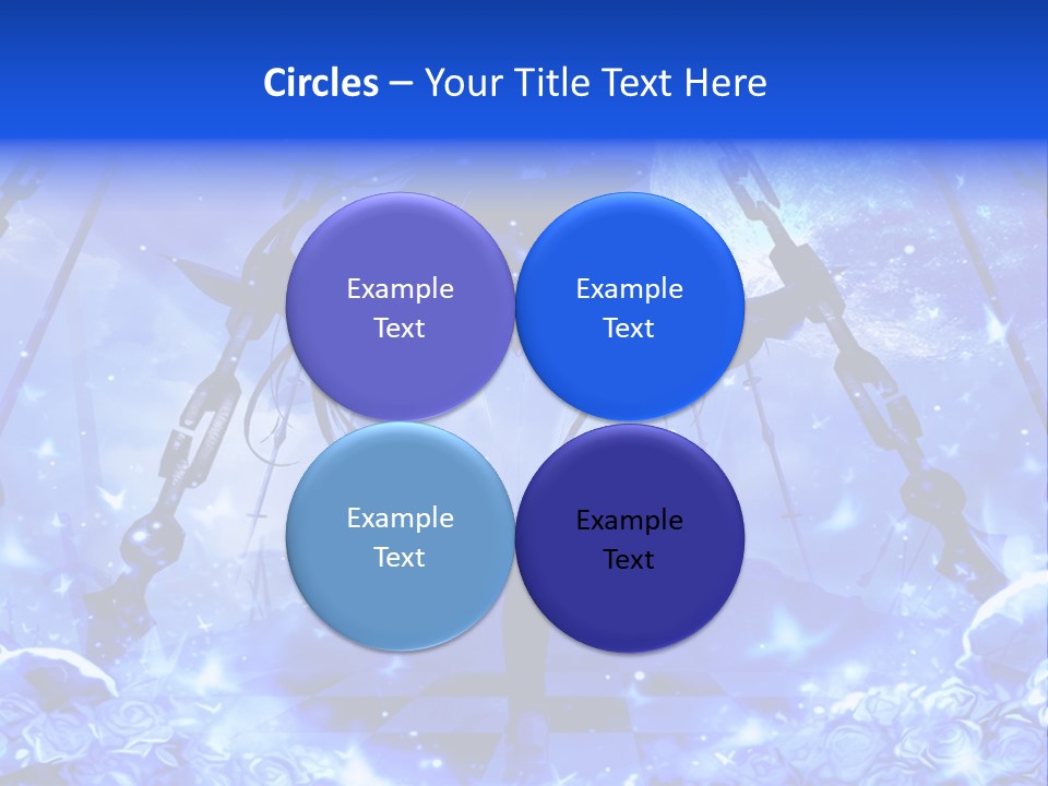 A Powerpoint Presentation With A Blue Background PowerPoint Template