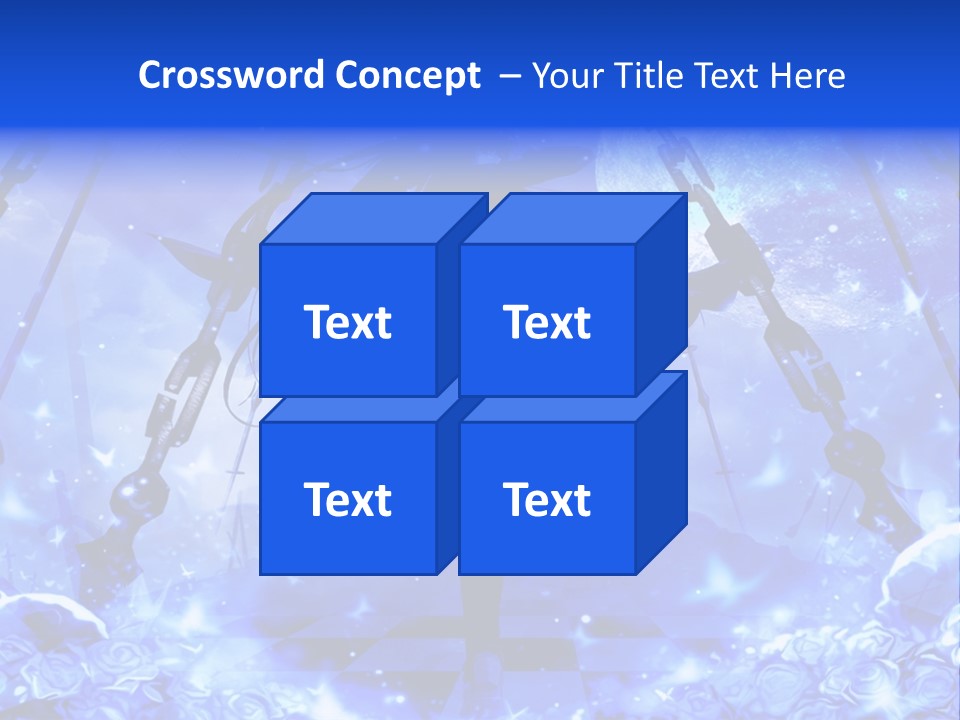 A Powerpoint Presentation With A Blue Background PowerPoint Template