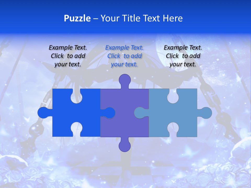 A Powerpoint Presentation With A Blue Background PowerPoint Template