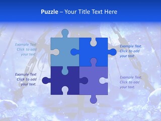 A Powerpoint Presentation With A Blue Background PowerPoint Template