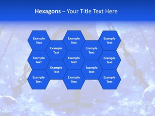 A Powerpoint Presentation With A Blue Background PowerPoint Template