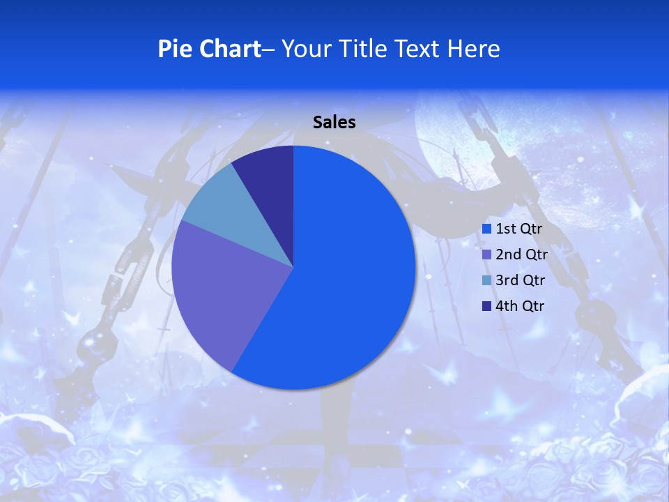 A Powerpoint Presentation With A Blue Background PowerPoint Template