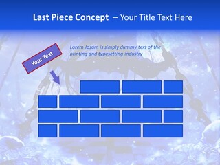 A Powerpoint Presentation With A Blue Background PowerPoint Template