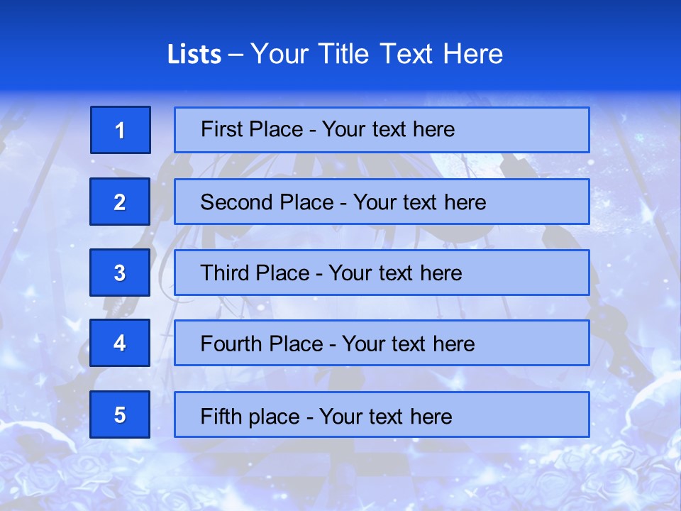 A Powerpoint Presentation With A Blue Background PowerPoint Template