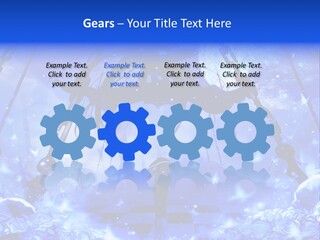 A Powerpoint Presentation With A Blue Background PowerPoint Template