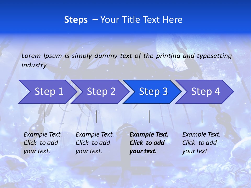 A Powerpoint Presentation With A Blue Background PowerPoint Template