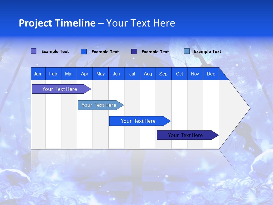 A Powerpoint Presentation With A Blue Background PowerPoint Template