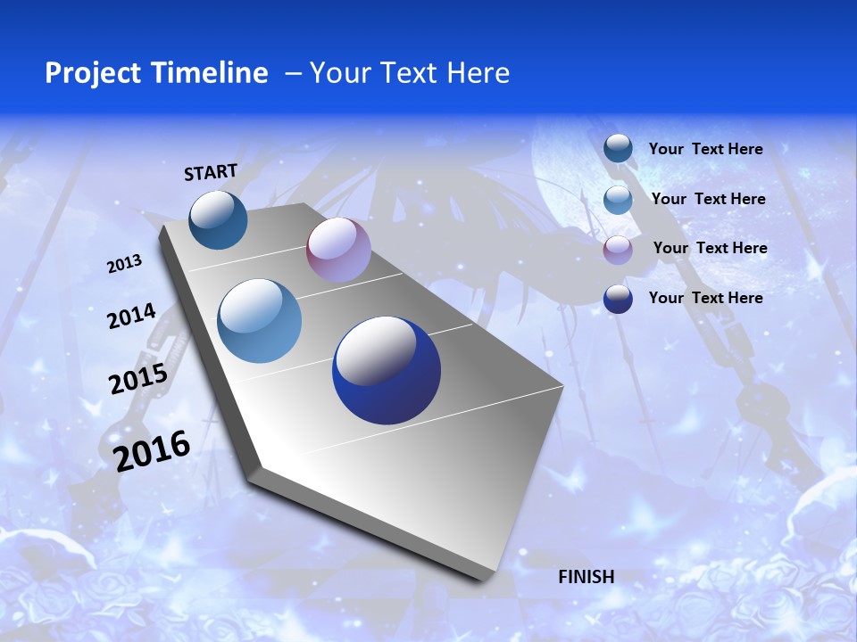 A Powerpoint Presentation With A Blue Background PowerPoint Template