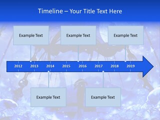 A Powerpoint Presentation With A Blue Background PowerPoint Template