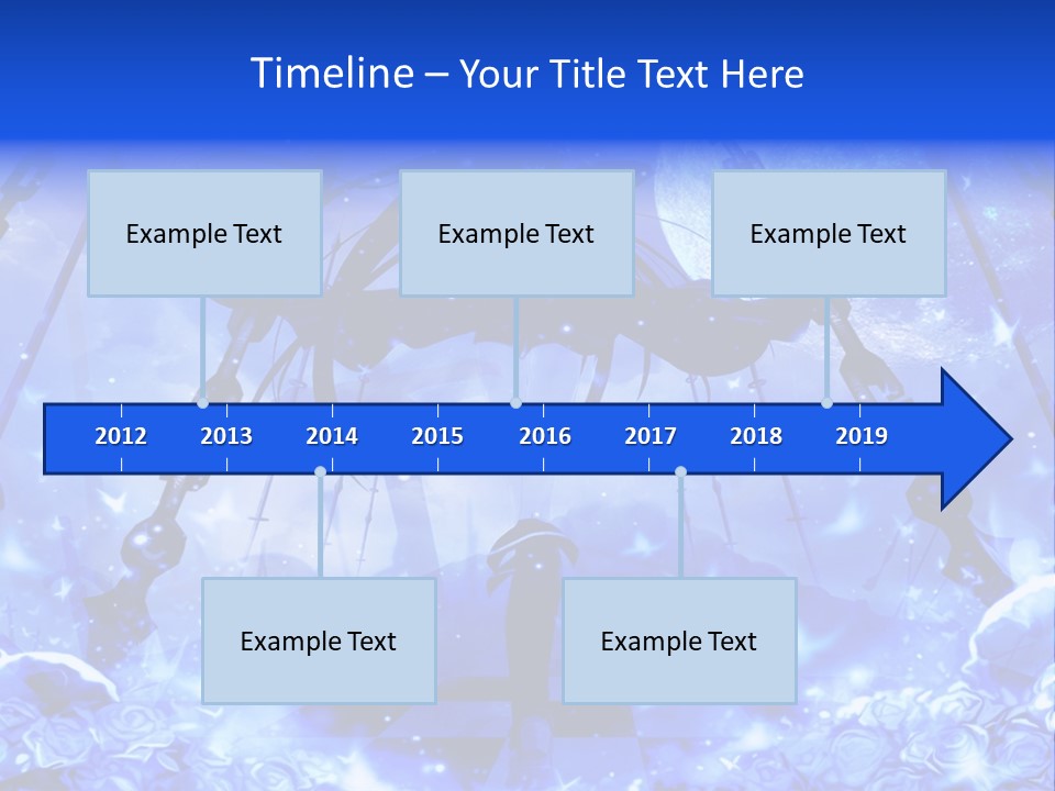 A Powerpoint Presentation With A Blue Background PowerPoint Template