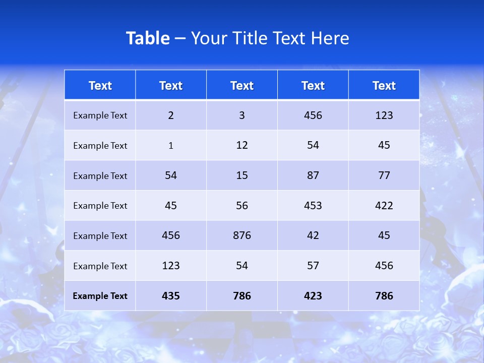 A Powerpoint Presentation With A Blue Background PowerPoint Template