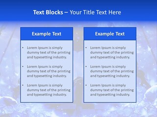 A Powerpoint Presentation With A Blue Background PowerPoint Template