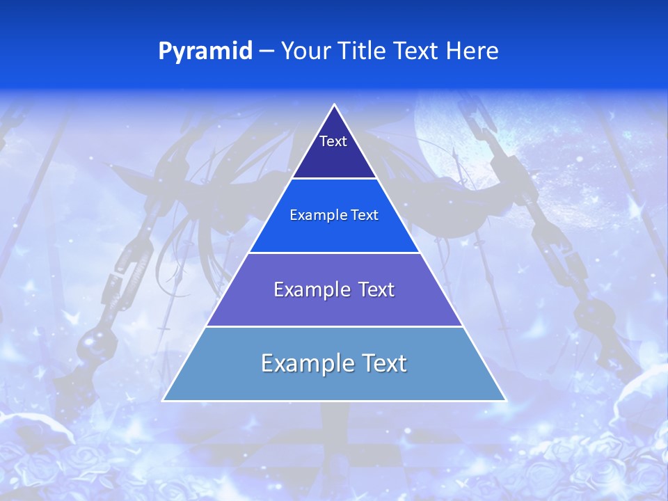 A Powerpoint Presentation With A Blue Background PowerPoint Template