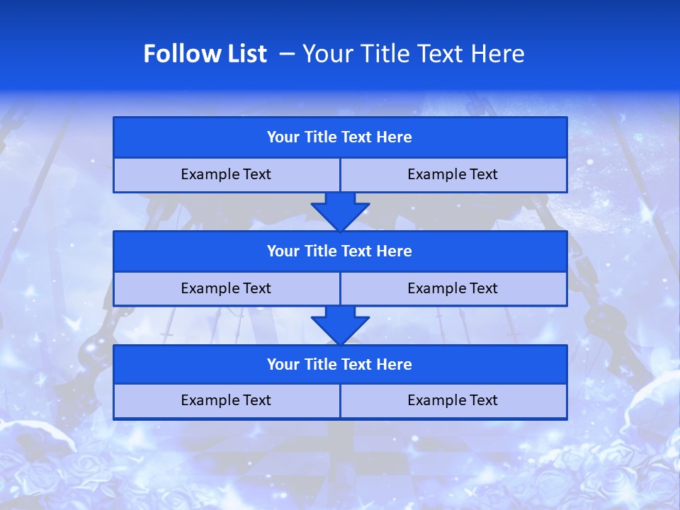 A Powerpoint Presentation With A Blue Background PowerPoint Template