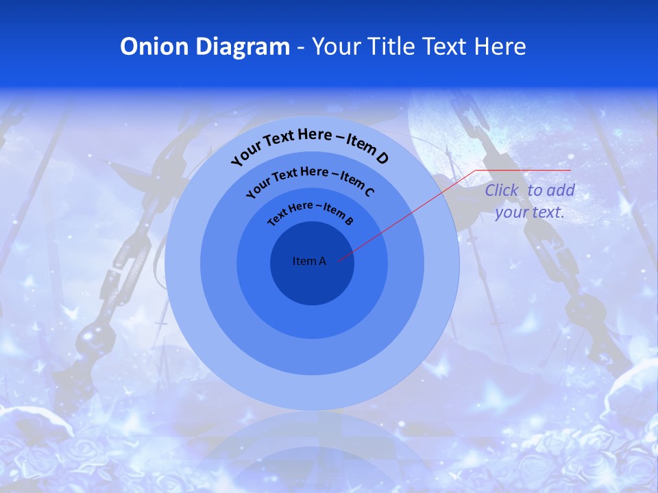 A Powerpoint Presentation With A Blue Background PowerPoint Template