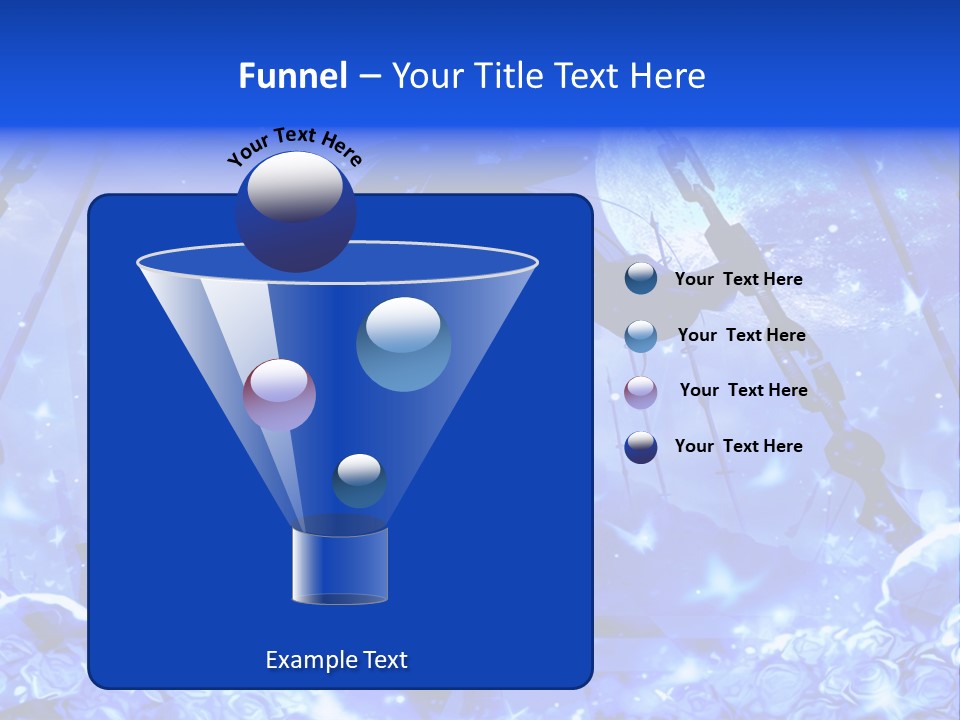 A Powerpoint Presentation With A Blue Background PowerPoint Template